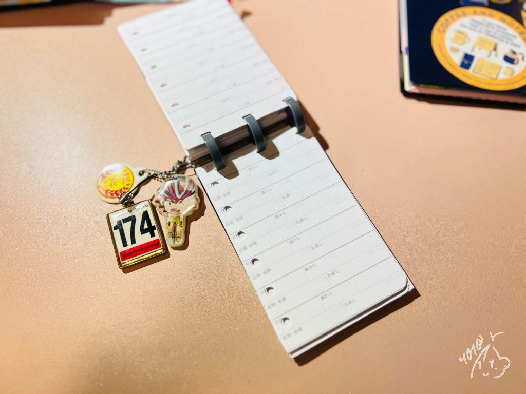 使いこなせなかったミニ6リフィルを挟む